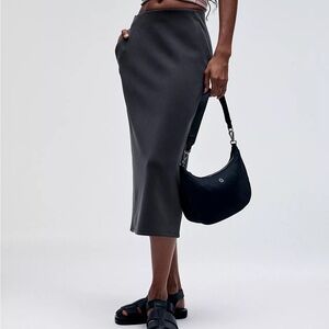 Lululemon Softstreme High-Rise Midi Skirt